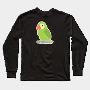 Cute Parrot - Green & Yellow Long Sleeve T-Shirt